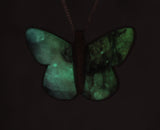 Dancing with Smoke - Galaxy Butterfly Pendant made with a photo of Smoke and the Carina Nebula!